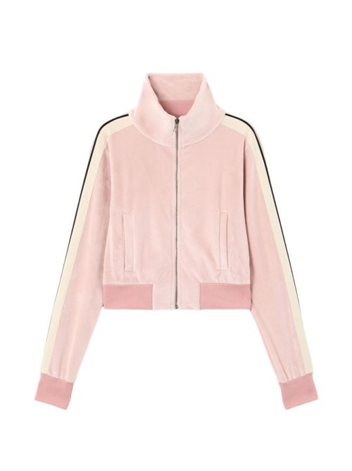 Felpa donna in ciniglia PALM ANGELS | PWBD045S26FAB0013003